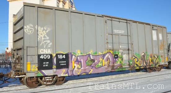 Car/wagon CNA409184 right side / coté droit